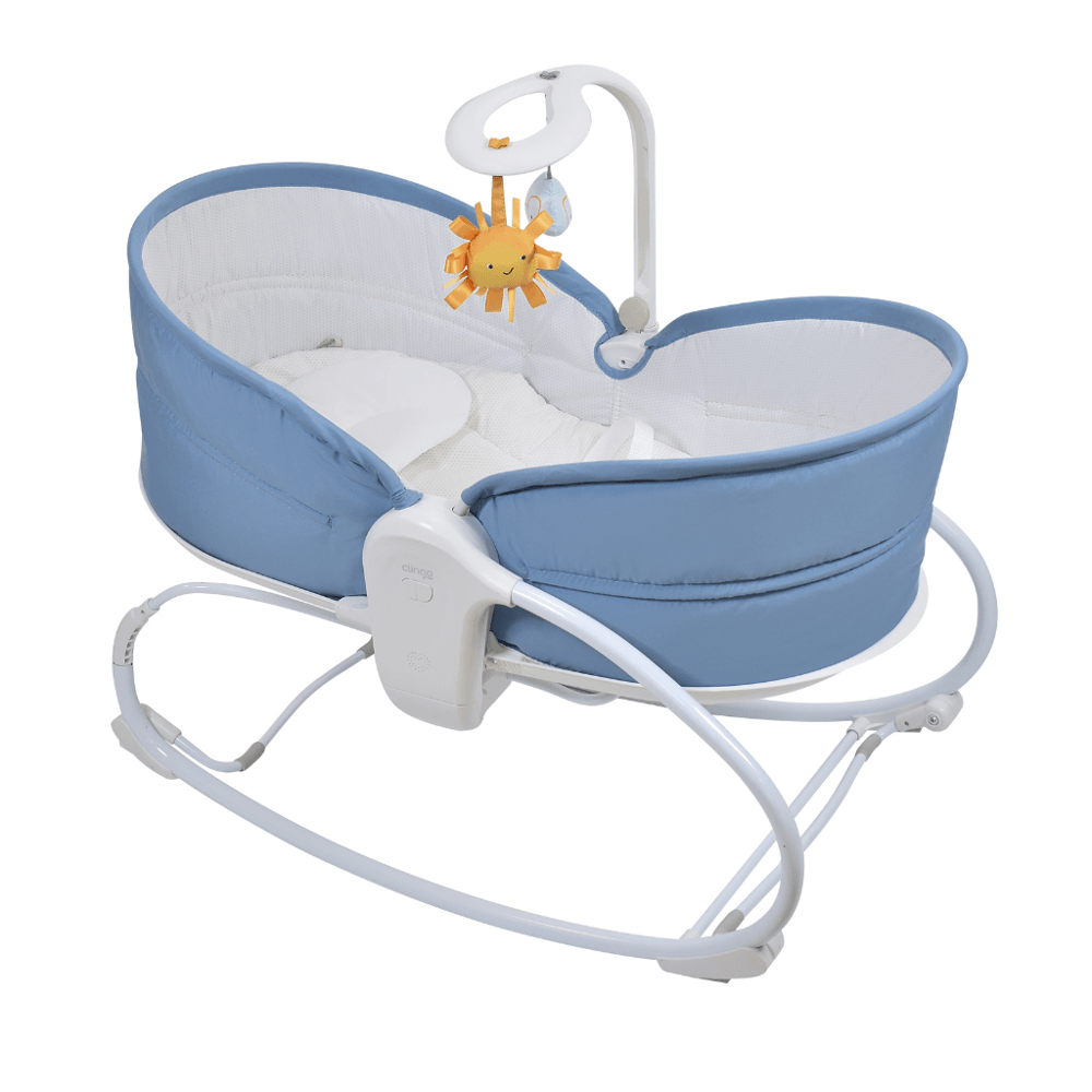 Cadeirinha Moises Infantil Aconchego Azul + clingo 935347890