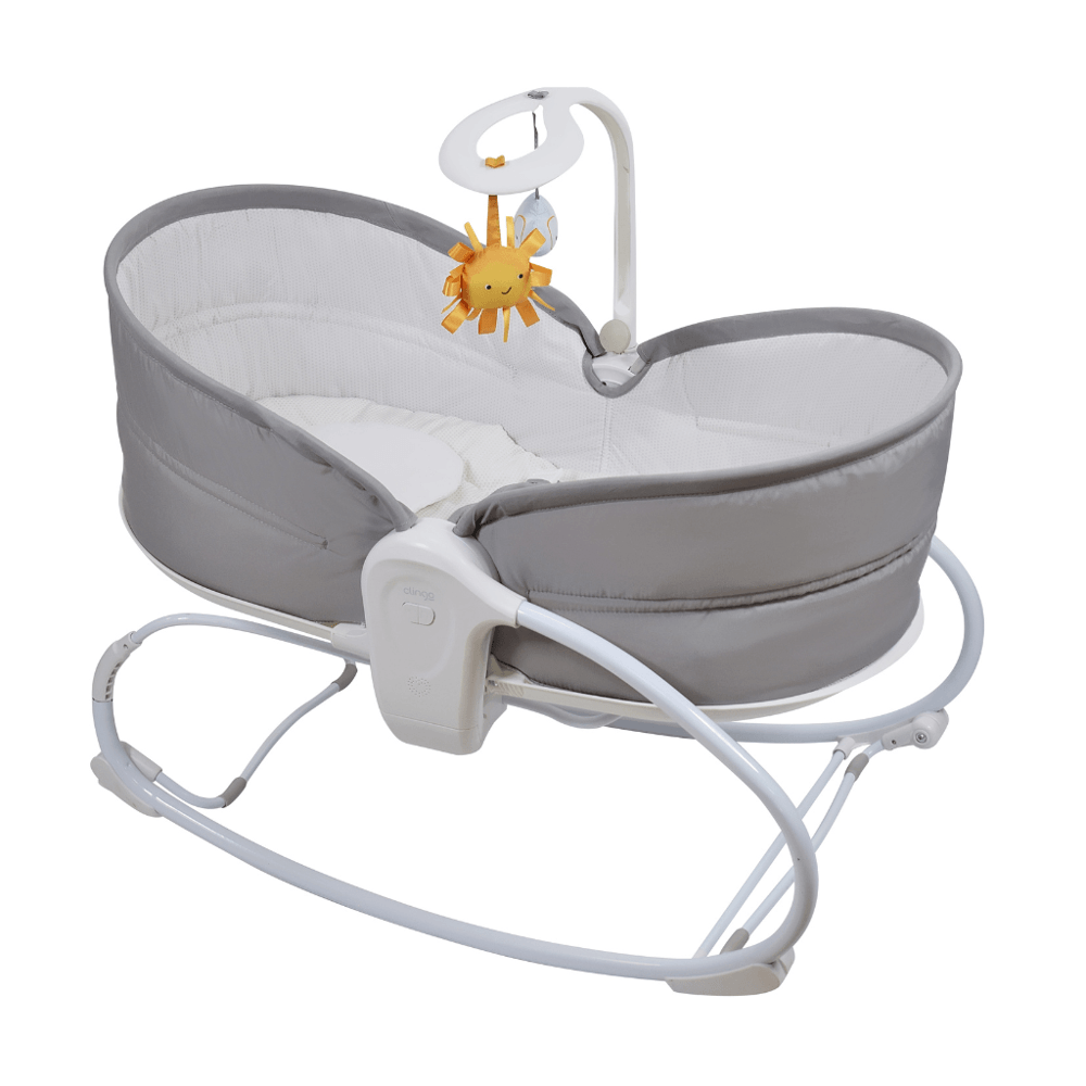 Cadeirinha Moises Infantil Aconchego Cinza + clingo 935347891