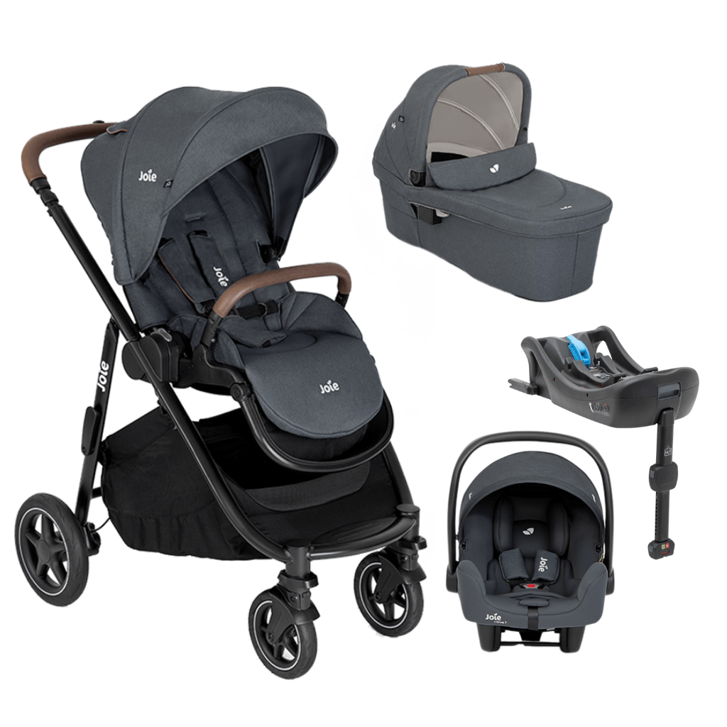 Travel System Versatrax e Trio Preto Moon Light com I Base Isofix I Snug + joie 935347916