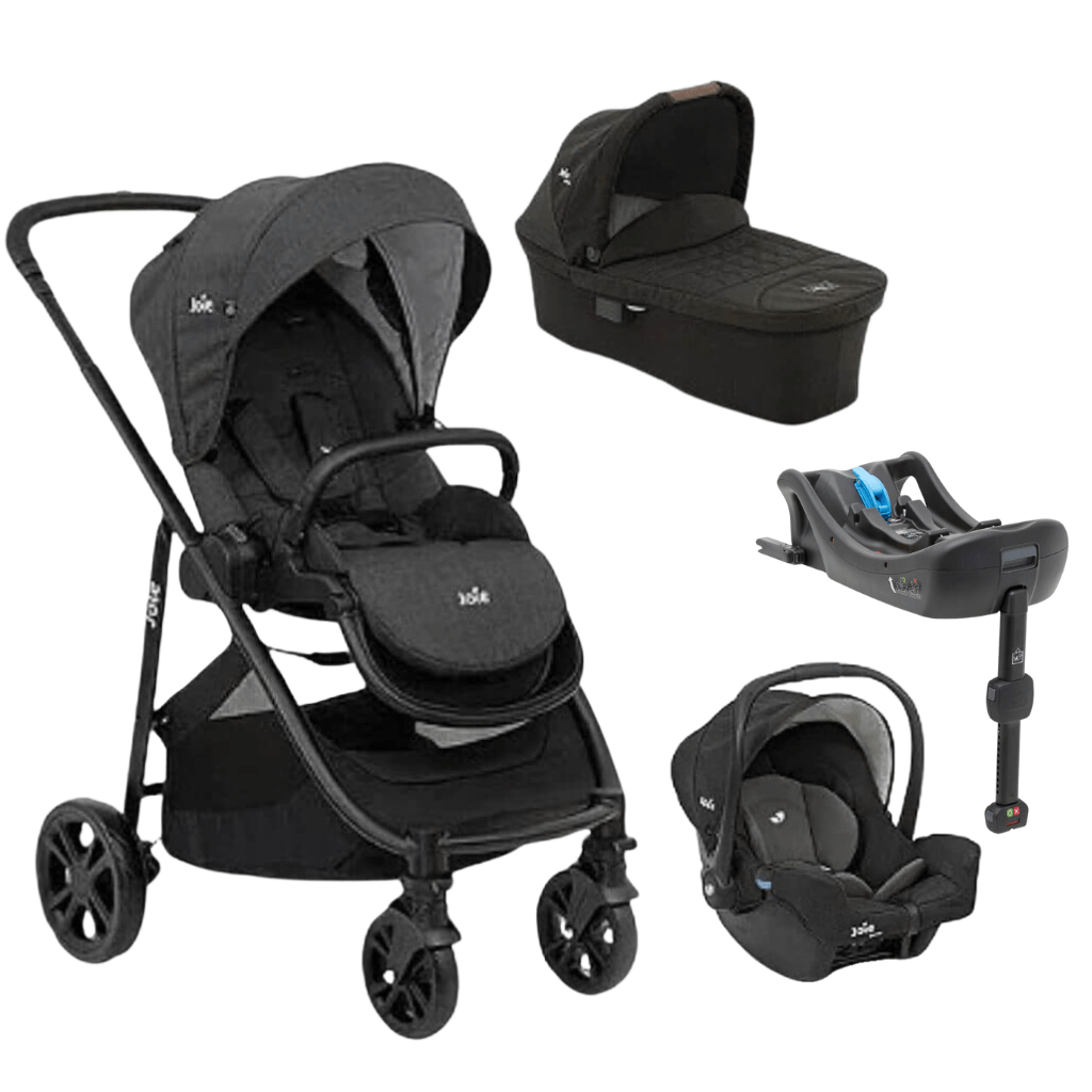 Travel System Versatrax e Trio Preto Pavement com I Base Isofix I Snug + joie 935347919