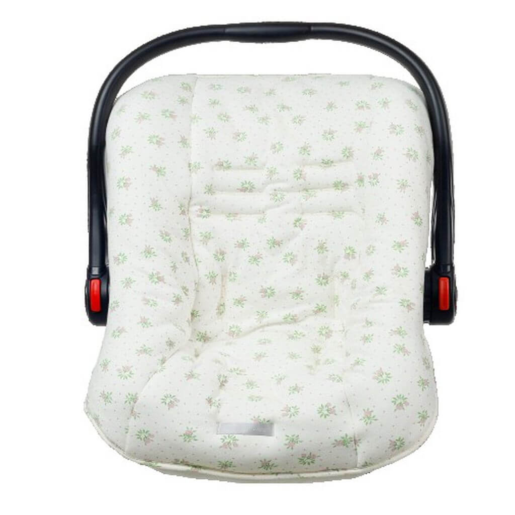 Capa Bebê Conforto Estampado Rosas Poa D Bella For Baby 935347927