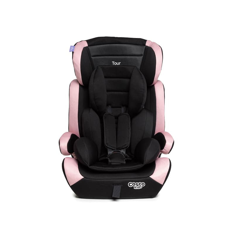 Cadeirinha para Carrotour 9 a 36 Kg Preto e Rosa + cosco 935348017