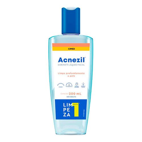Sabonete Líquido Acnezil Facial Antisseptico 200Ml