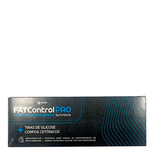 Autoteste FATControl PRO Tiras de Glicose + Corpos Cetônicos na Urina 1 Unidade