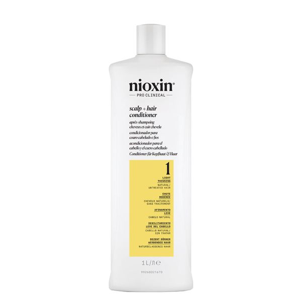 Nioxin Cabelo Natural com Afinamento Leve Sistema 1 Condicionador 1000ml