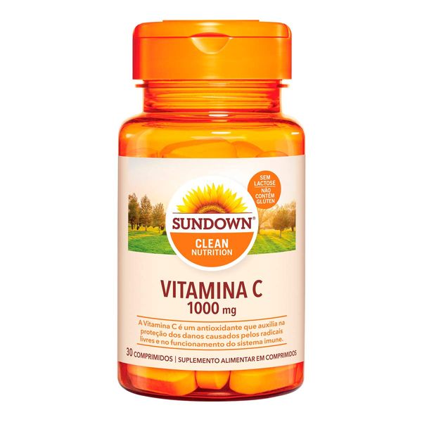 Suplemento Alimentar Vitamina C 1000mg Sundown 30 Comprimidos