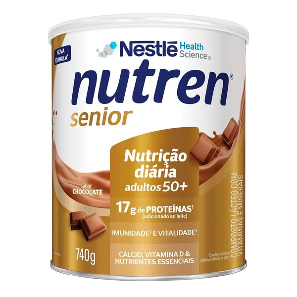 Complemento Alimentar Nutren Senior Chocolate 740g