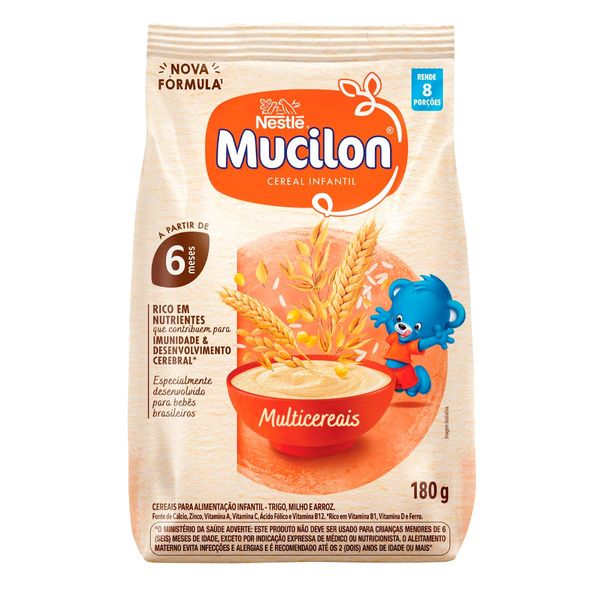 Cereal Mucilon Multicereais 180g