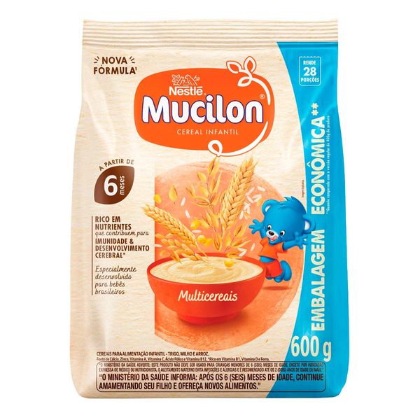 Cereal Infantil Multicereais Mucilon 600g