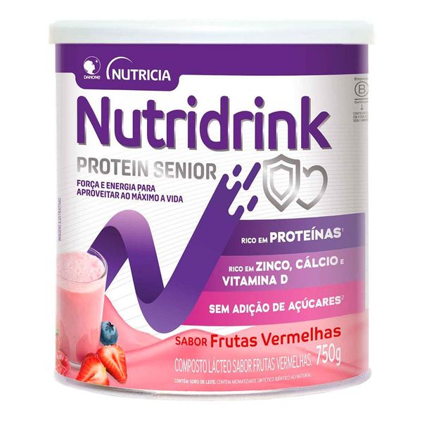 Composto Lácteo Nutridrink Protein Senior Frutas Vermelhas 750g