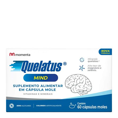 Suplemento Vitamínico Quelatus Mind 60 Cápsulas Gelatinosas