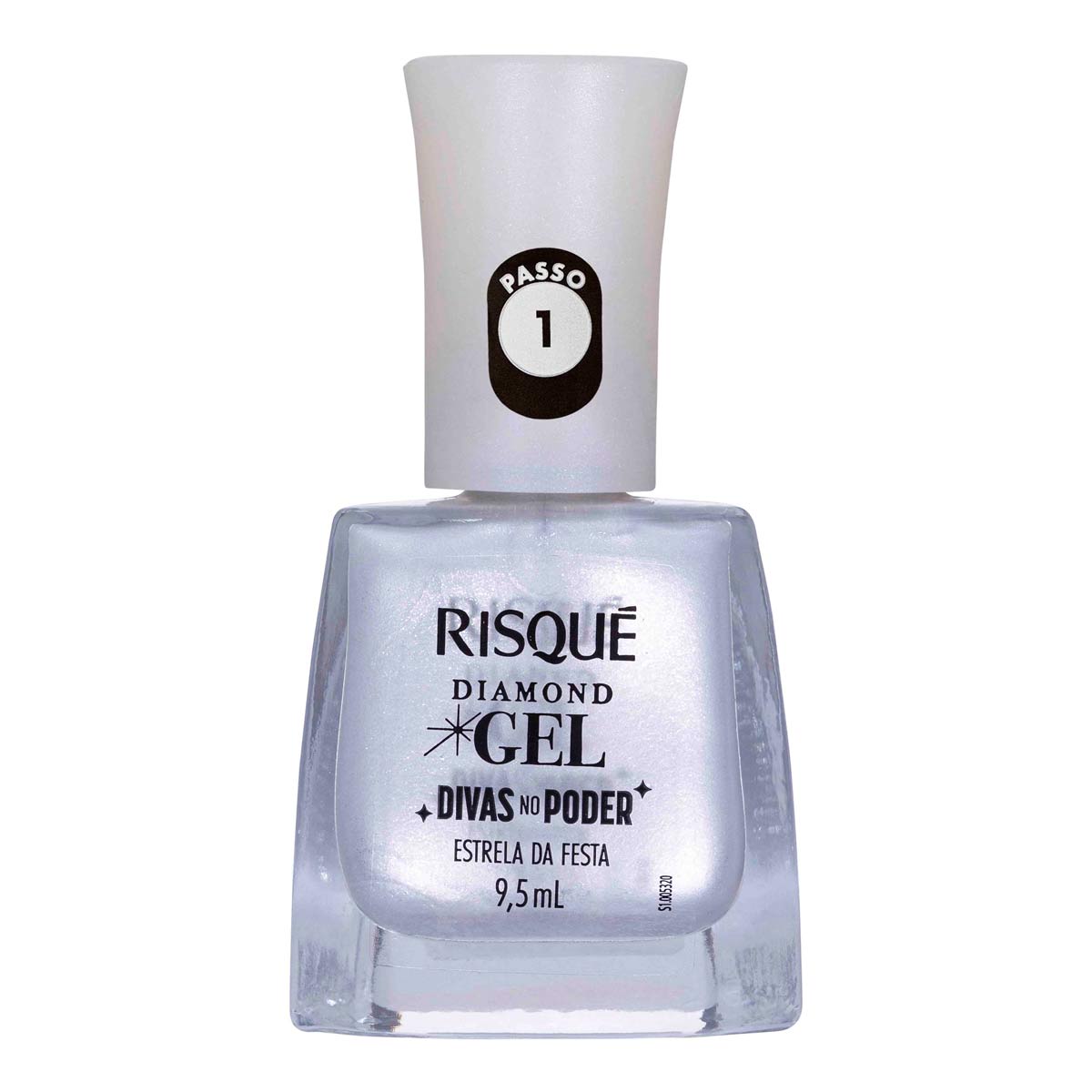Esmalte Risqué Diamond Gel Divas no Poder Estrela da Festa 9,5ml