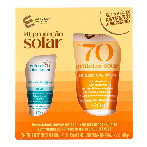788520---Kit-Ever-Care-Protetor-Solar-Facial-FPS-70-40g-Corporal-FPS-70-120g-1.jpg