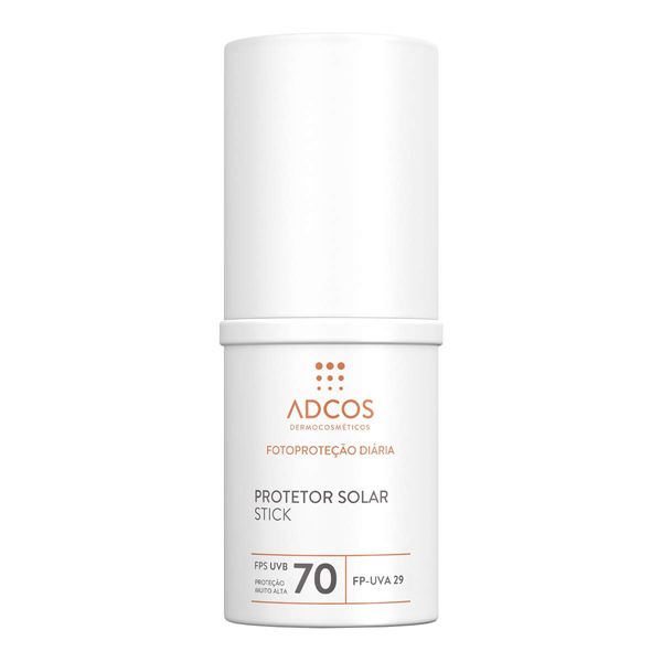 Protetor Solar Facial Adcos FPS 70 Incolor 13g Stick