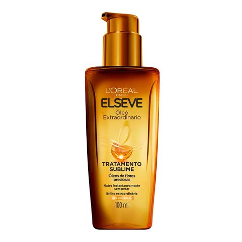 Kit Óleo Extraordinário Elseve Tratamento Sublime Reconstrutor 100ml 2 Unidades