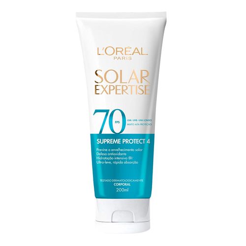 Kit Protetor Solar Corporal L'Oréal Paris FPS 70 Solar Expertise Supreme Protect 4 200ml 2 Unidades