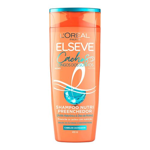 Kit Elseve Cachos Longos dos Sonhos Shampoo 400ml + Condicionador 400ml + Creme de Tratamento 300ml