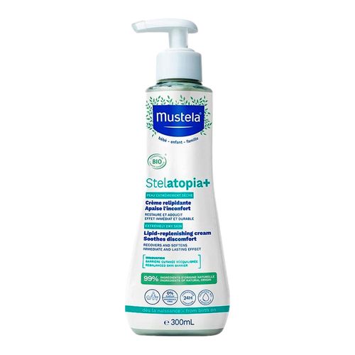 Kit Mustela Stelatopia+ Sem Perfume Hidratante 300ml + Gel De Limpeza 500ml
