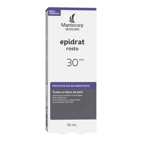Protetor Solar Facial Mantecorp Skincare Fps 30 Epidrat Rosto Hidratante 50Ml