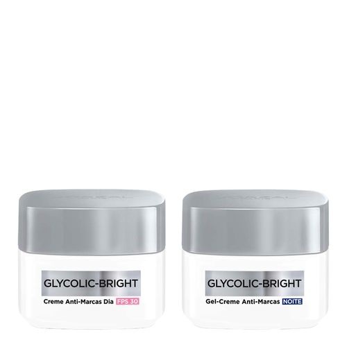 Kit-LOreal-Paris-Glycolic-Bright-Antimarcas-Creme-Dia-FPS-30-49g--Gel-Creme-Noite-49g.jpg Kit-LOreal-Paris-Glycolic-Bright-Antimarcas-Creme-Dia-FPS-30-49g--Gel-Creme-Noite-49g.jpg