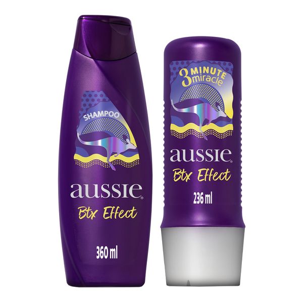 Kit Aussie Btx Effect Shampoo 360ml + 3 Minute Miracle 236ml