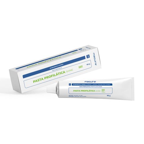 Pasta Profilática Saborizada com Flúor Shine 90g Maquira Menta Pasta Profilática Saborizada com Flúor Shine 90g Maquira Menta