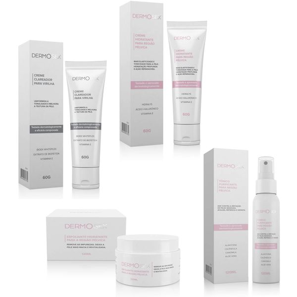 Kit Skin Care Para Estetica Intima Feminina Virilha E Axila