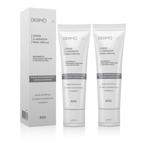 Kit 2x Creme Para Clarear Virilha e Axila Eficácia Comprovada 60g