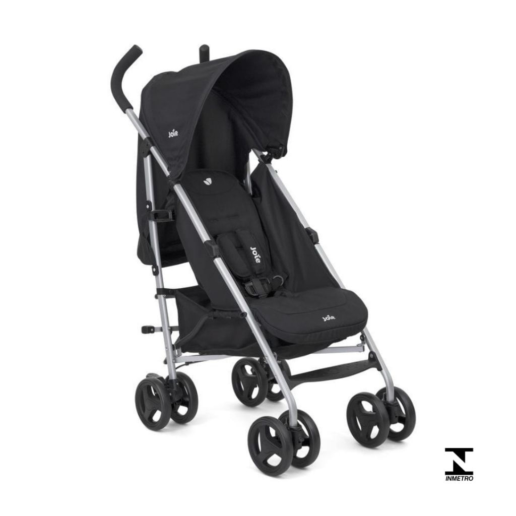 Carrinho de Bebê Nitro Preto Coal + joie 935340549