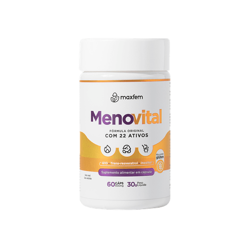 Menovital - Alívio Natural dos Sintomas da Menopausa e Equilíbrio Hormonal