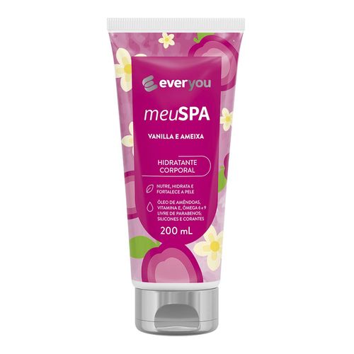 Hidratante Corporal Ever You Meu Spa Vanilla E Ameixa 200Ml