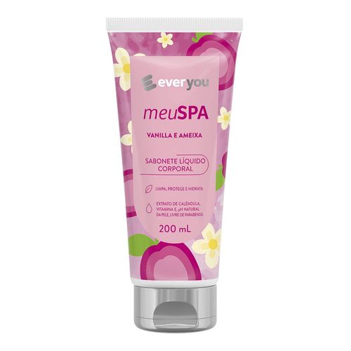 Sabonete Líquido Ever You Meu Spa Vanilla E Ameixa 200Ml