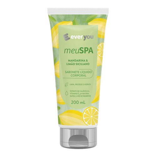 Sabonete Líquido Ever You Meu Spa Mandarina & Limão Siciliano 200Ml