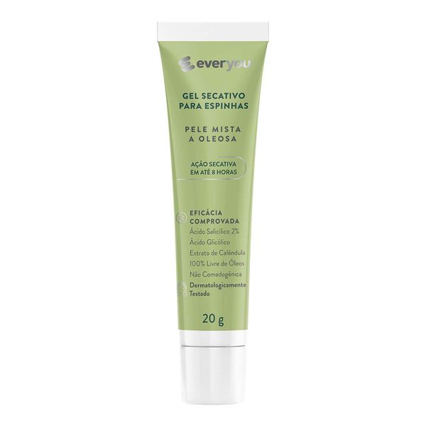 Gel Secativo Ever You Pele Mista a Oleosa 20g