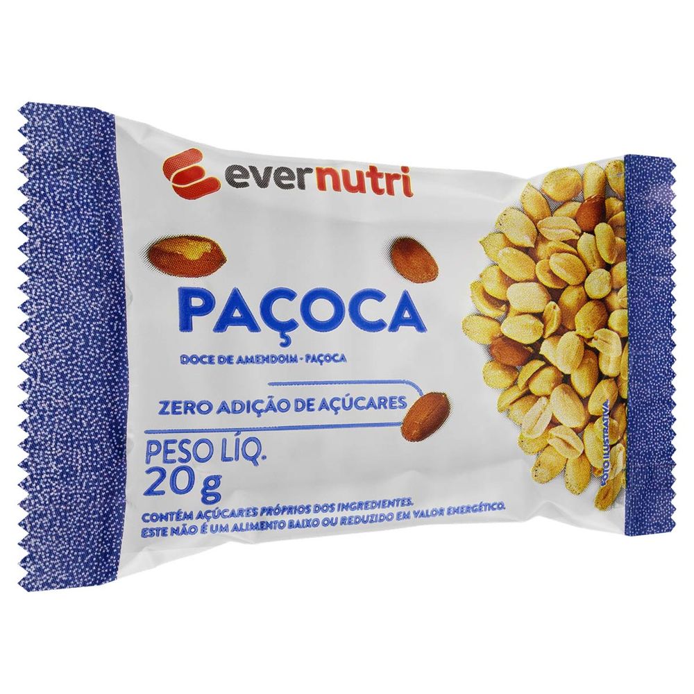 Paçoca Ever Nutri 20g - Drogaria Sao Paulo