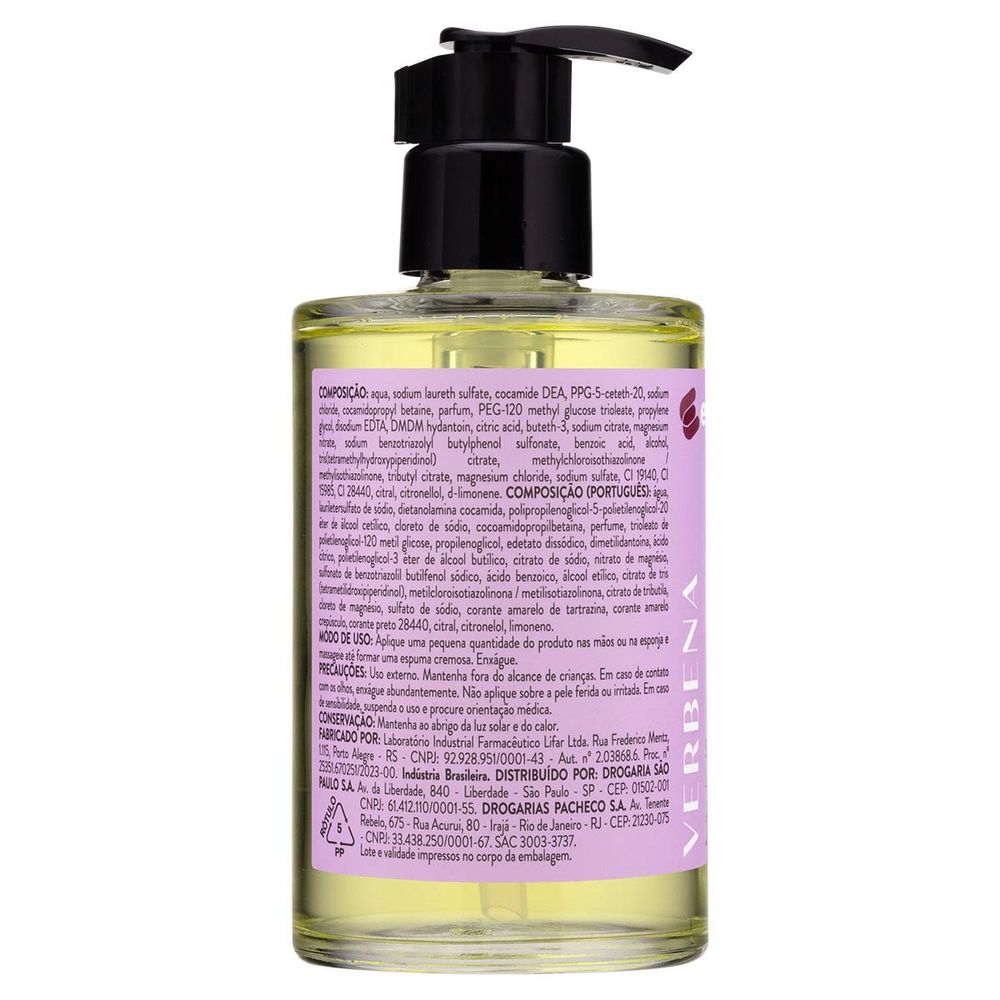 Sabonete Líquido Verbena Ever Home 250ml - Drogaria Sao Paulo
