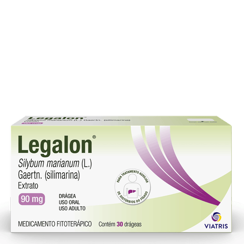 Hepatoprotetor Legalon 90Mg 30 Drágeas