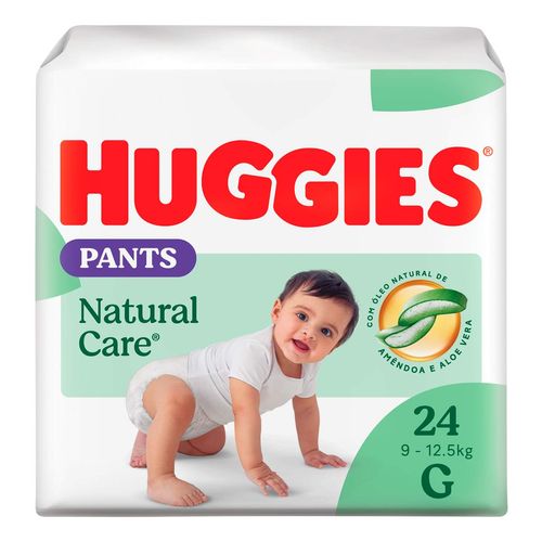 Fralda Huggies Natural Care Roupinha G 24 Unidades