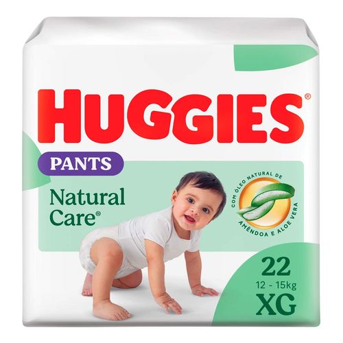 Fralda Huggies Natural Care Roupinha Xg 22 Unidades