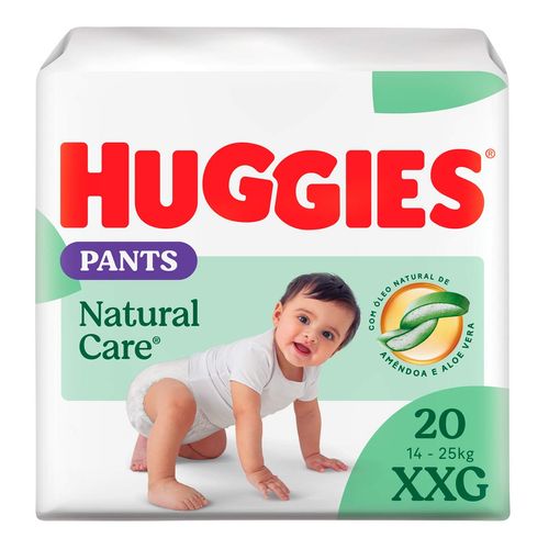 Fralda Huggies Natural Care Roupinha Xxg 20 Unidades