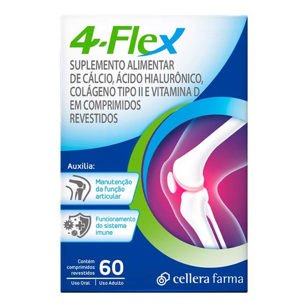 Suplemento Alimentar 4-Flex Colágeno 60 Comprimidos