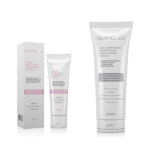 Kit 2 Hidratante Intimo Feminino Interno E Externo Dermosex Kit 2 Hidratante Intimo Feminino Interno E Externo Dermosex