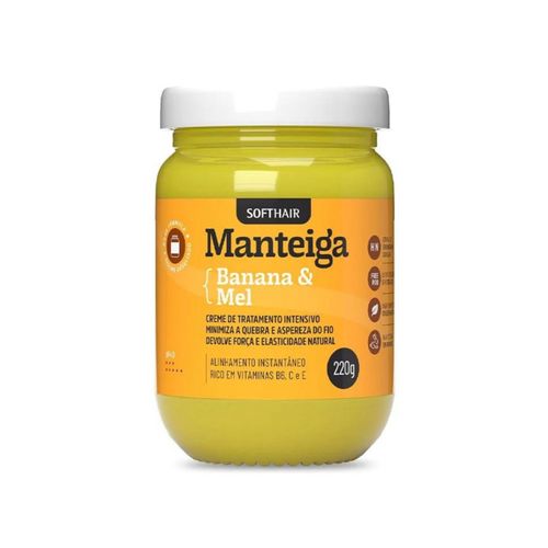 Tratamento Capilar Natural Benefícios Banana E Mel P/ Cabelo