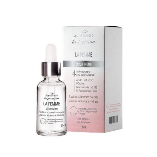 Sérum Hidratante Clareador Íntimo com Ácido Hialurônico 30ml