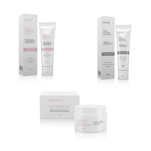 Kit de Estética Intima Feminina com Esfoliante Clareador e Hidratante