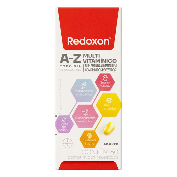 Suplemento Alimentar Redoxon A-Z Todo Dia 60 Comprimidos Revestidos