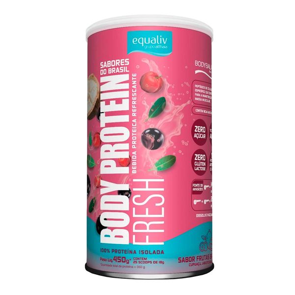 Body Protein Equaliv Fresh Sabor Frutas do Brasil 450g