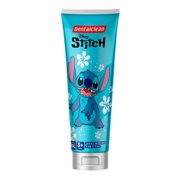 Pasta de Dente Gel Infantil Dentalclean Stitch Morango com Flúor 104g Cor Sortida