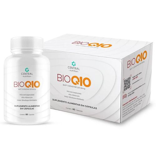 BIOQ10 - COENZIMA Q10 50MG - 60 CAPS - CENTRAL NUTRITION