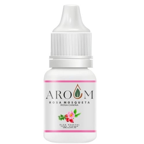 Óleo Vegetal de Rosa Mosqueta ( Rubiginosa ) 100% puro natural - 10 ml Aroom Health